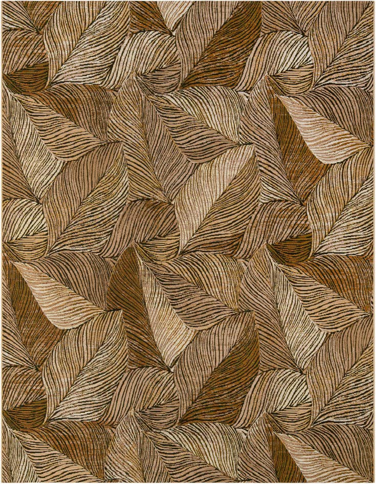 Detail image of 7' 10 x 10' Easy-Clean Botanical Indoor / Outdoor Rug