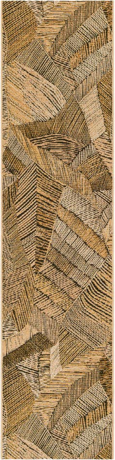 Detail image of 2' x 8' Easy-Clean Botanical Indoor / Outdoor Runner Rug