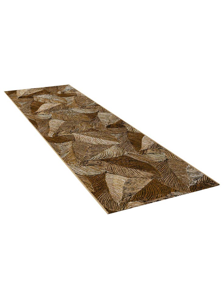 Detail image of 2' 7 x 10'  Washable Botanical Indoor / Outdoor Runner Rug
