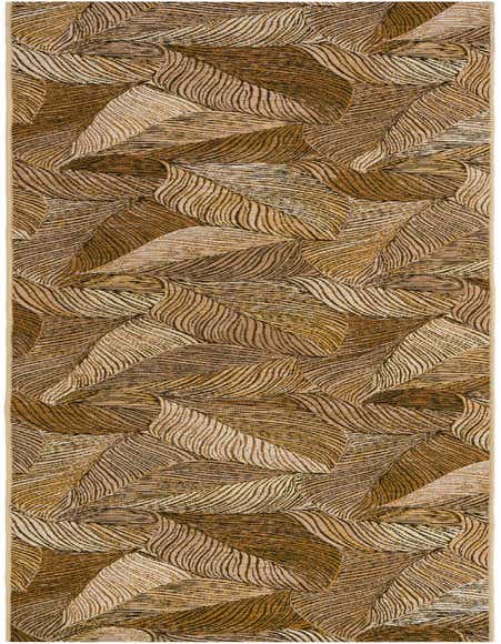 2' 7 x 12' Easy-Clean Botanical Indoor / Outdoor Runner Rug