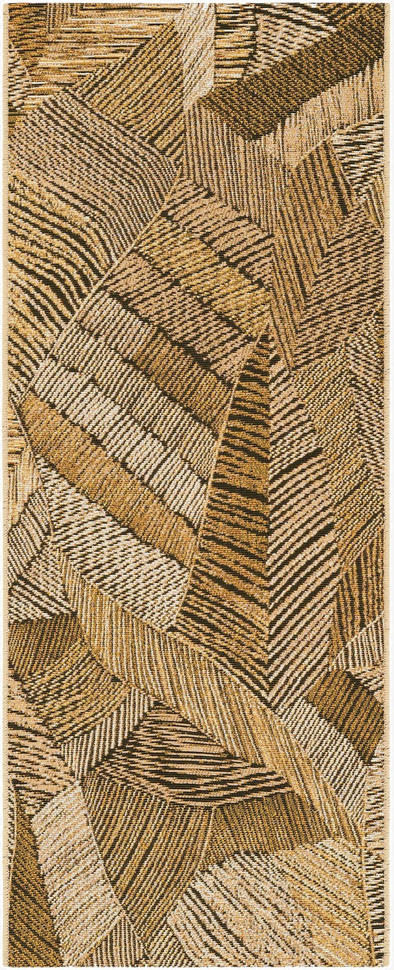 2' x 5'  Washable Botanical Indoor / Outdoor Runner Rug