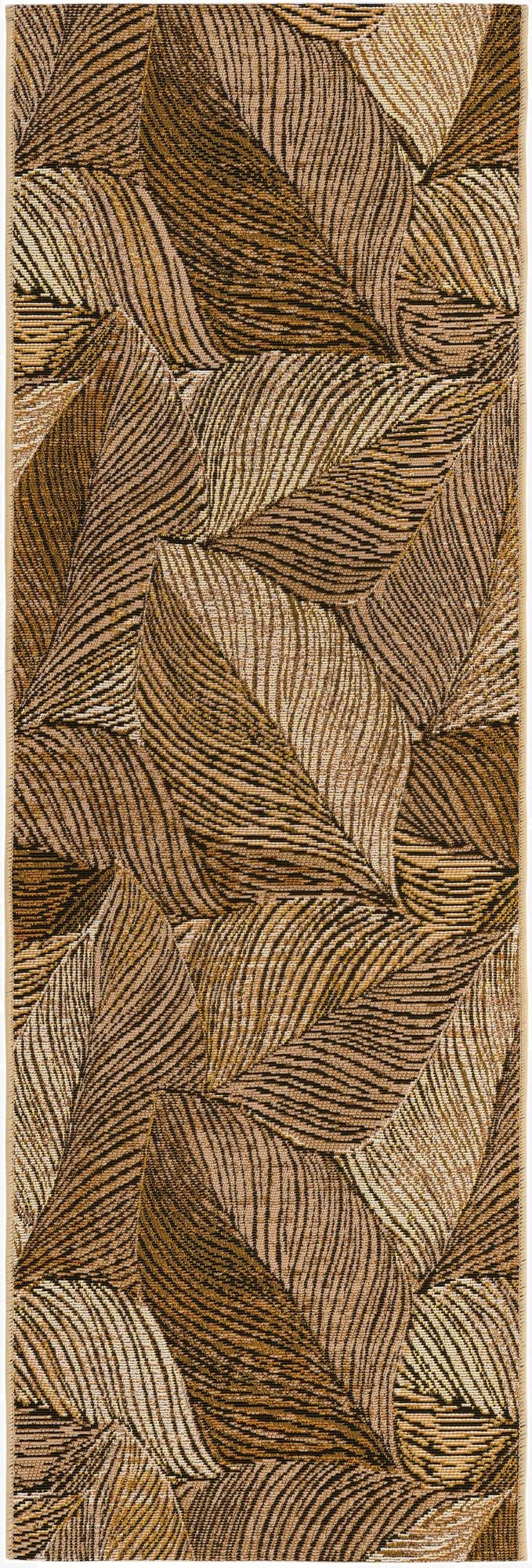 2' x 6'  Washable Botanical Indoor / Outdoor Runner Rug