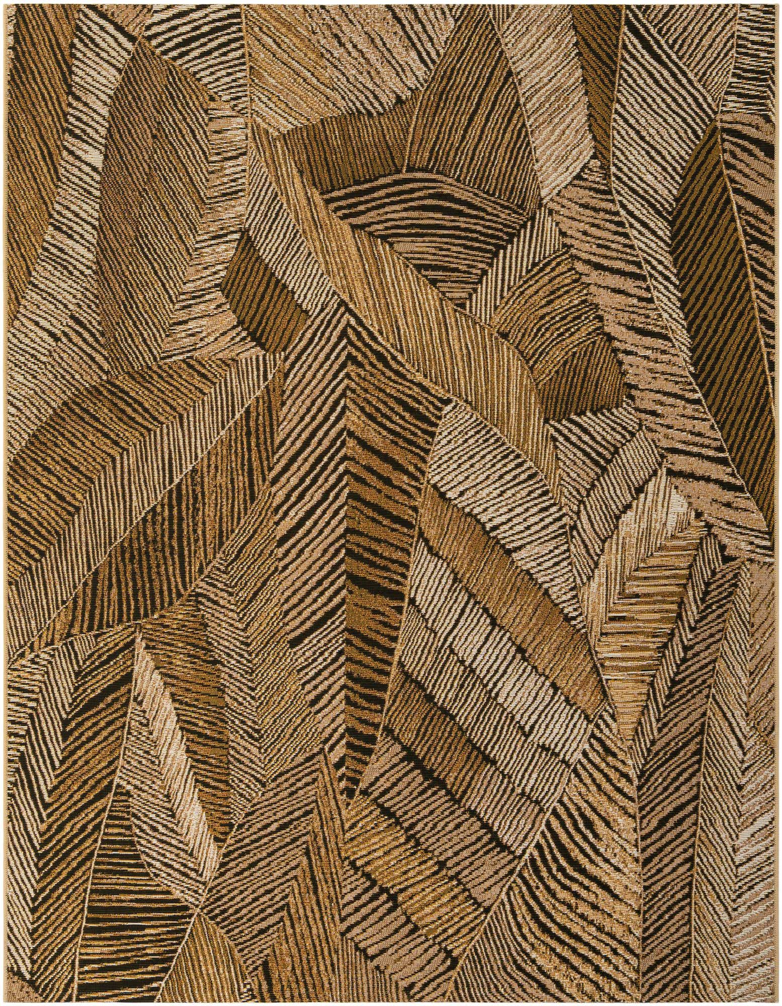 6' x 6' Easy-Clean Botanical Indoor / Outdoor Square Rug