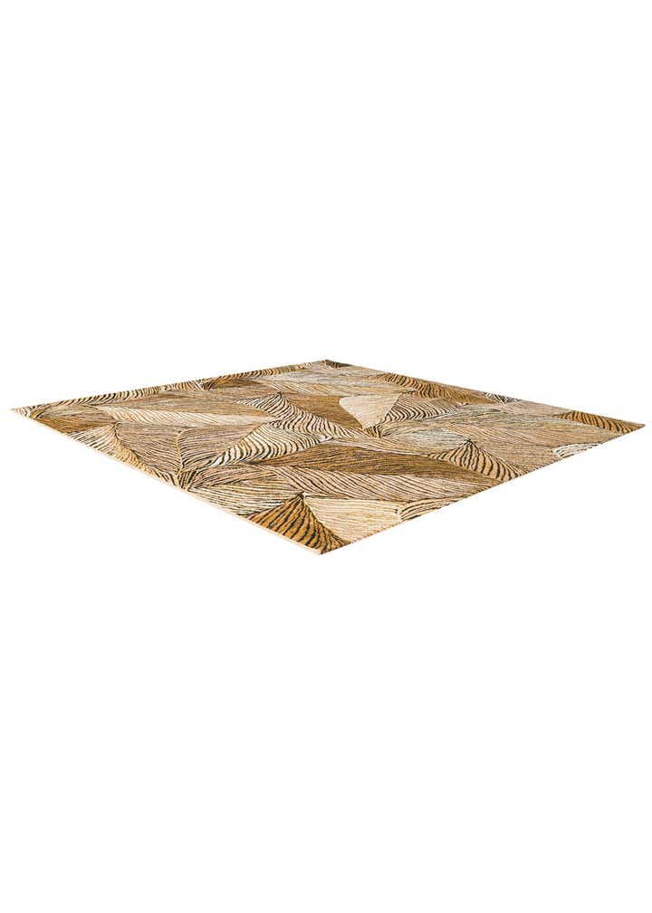 6' x 6' Easy-Clean Botanical Indoor / Outdoor Square Rug