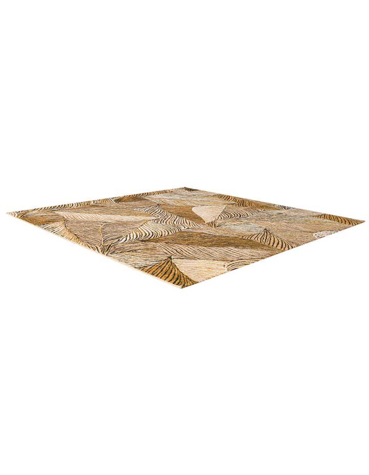 6' x 6' Easy-Clean Botanical Indoor / Outdoor Square Rug