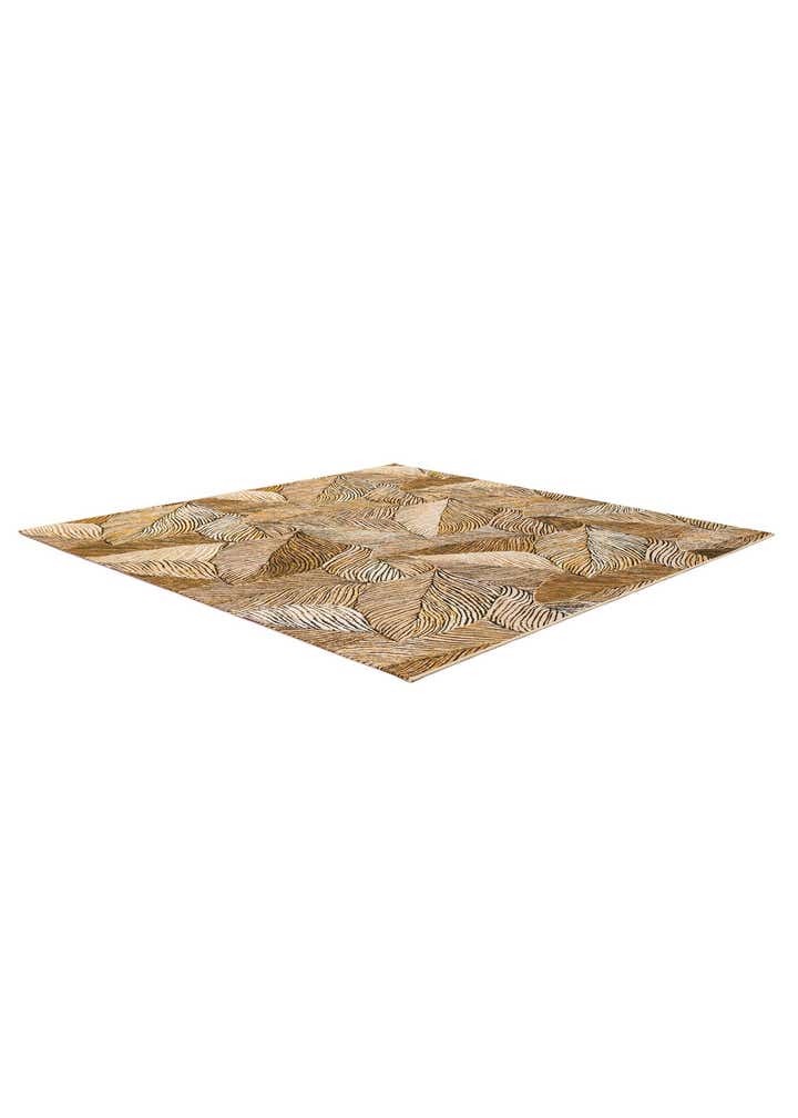 8' x 8' Easy-Clean Botanical Indoor / Outdoor Square Rug