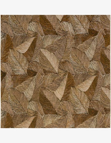 10' x 10' Easy-Clean Botanical Indoor / Outdoor Square Rug