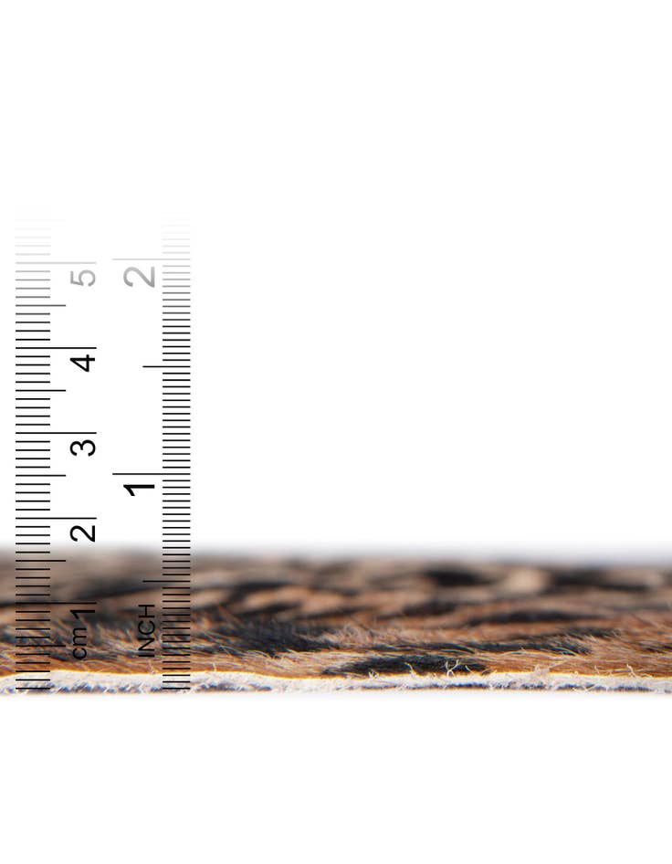 Detail image of 5' 7 x 6' 3 Cowhide Leather Rug