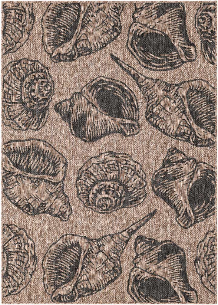4' x 6' Easy-Clean Coastal Indoor / Outdoor Rug
