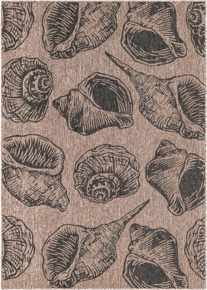 5' 3 x 8' Easy-Clean Coastal Indoor / Outdoor Rug