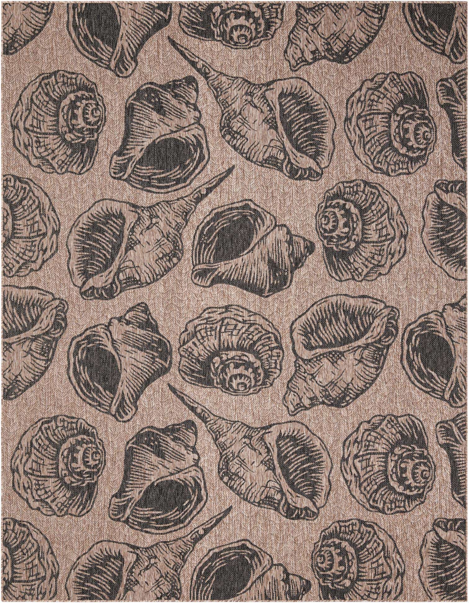 9' x 12' Easy-Clean Coastal Indoor / Outdoor Rug