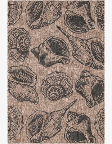 4' x 6' Easy-Clean Coastal Indoor / Outdoor Rug