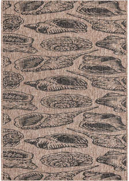 2' 7 x 12' Easy-Clean Coastal Indoor / Outdoor Runner Rug
