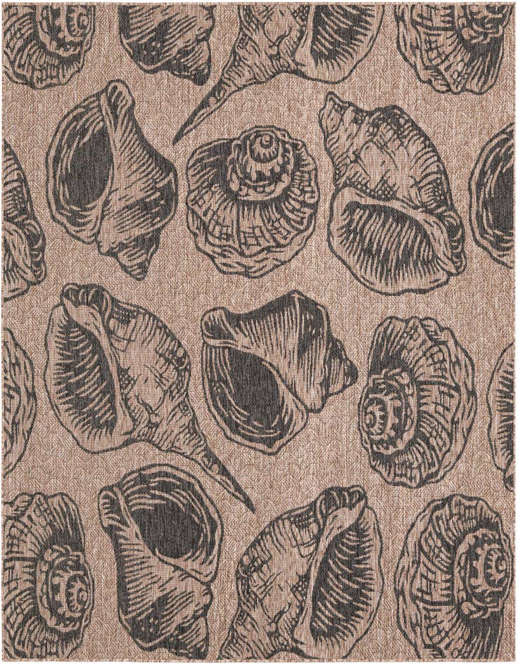 Detail image of 7' 10 x 7' 10 Easy-Clean Coastal Indoor / Outdoor Square Rug