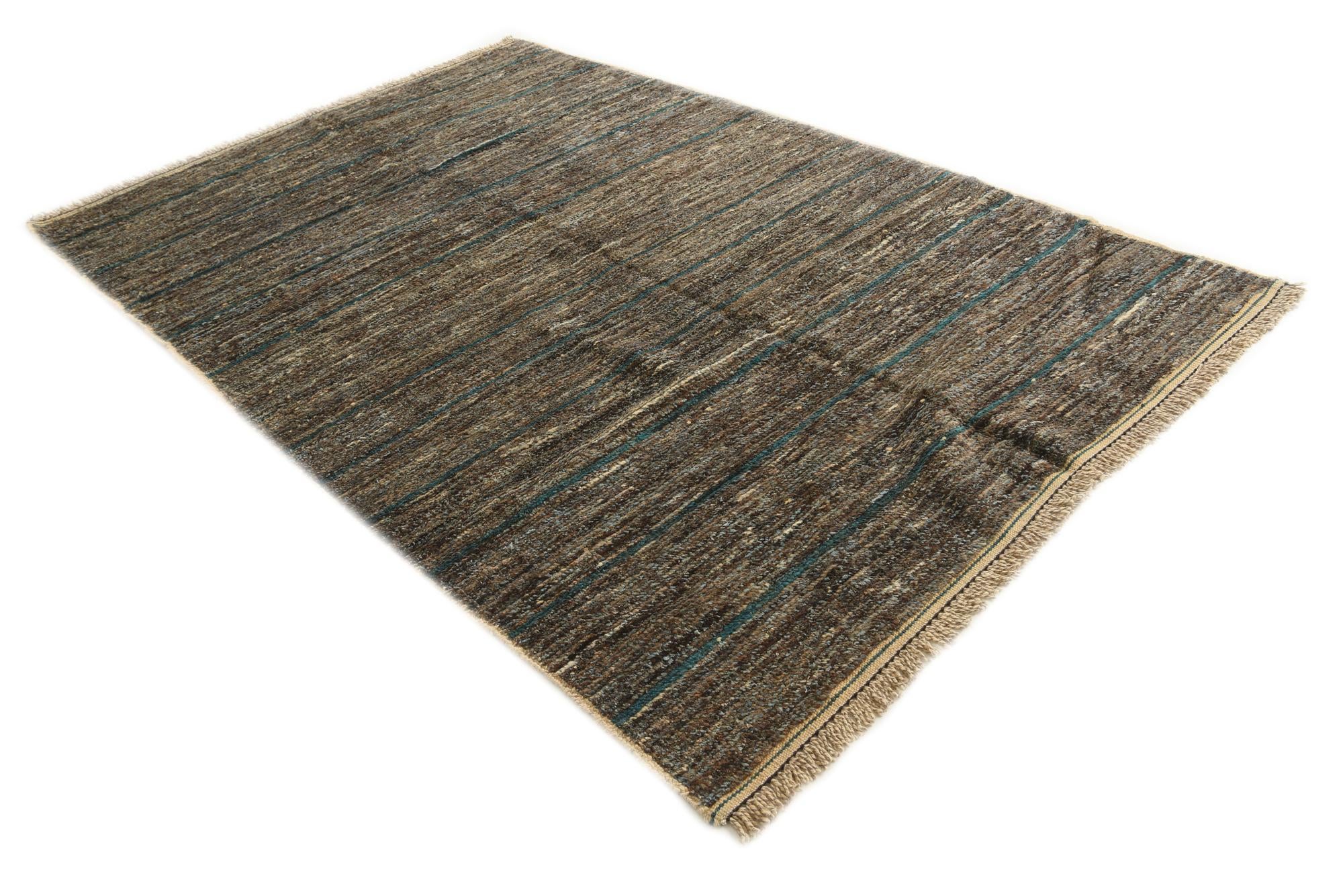 6' 3 x 9' 4 Hand Knotted Moroccan Wool Rug