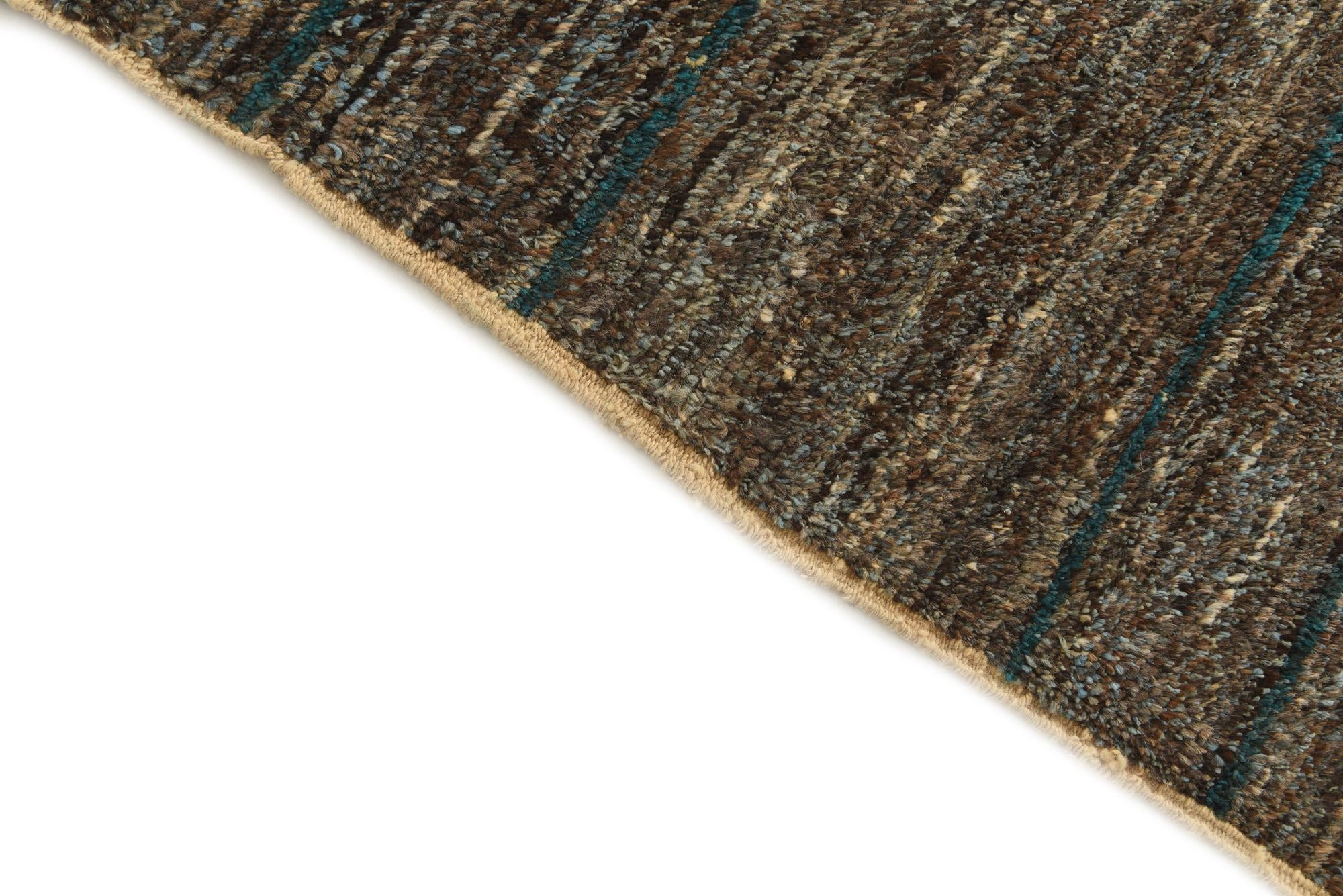 6' 3 x 9' 4 Hand Knotted Moroccan Wool Rug