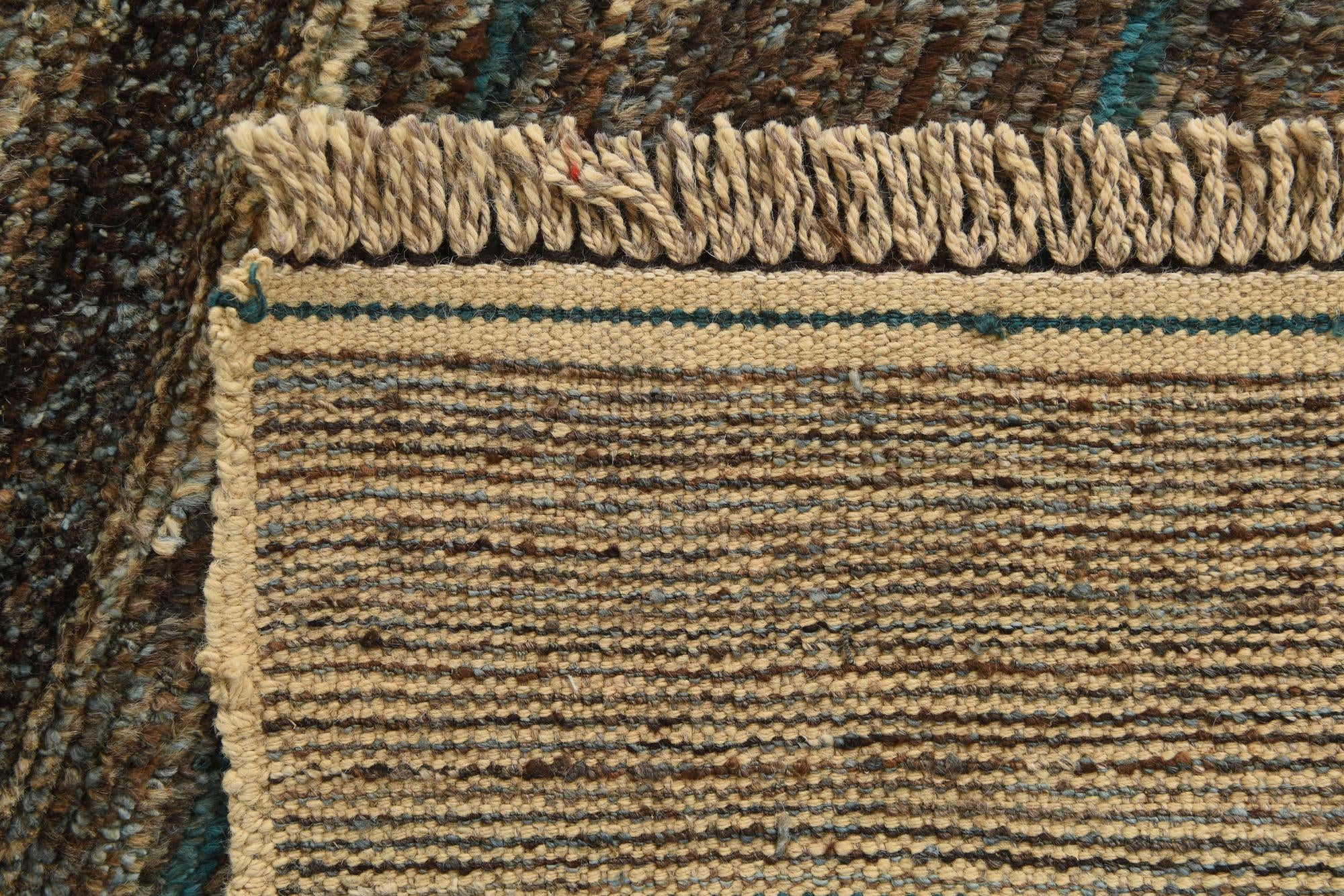 6' 3 x 9' 4 Hand Knotted Moroccan Wool Rug