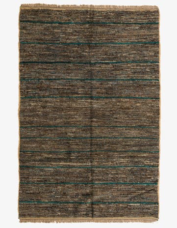 6' 3 x 9' 4 Hand Knotted Moroccan Wool Rug
