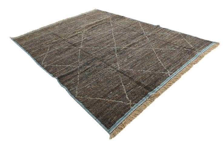 Detail image of 8' x 10' 7 Hand Knotted Moroccan Wool Rug