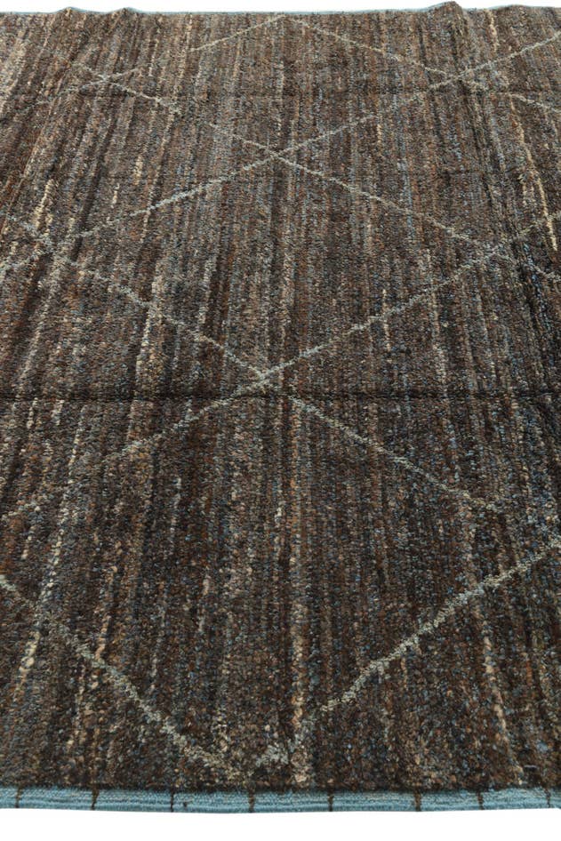 Detail image of 8' x 10' 7 Hand Knotted Moroccan Wool Rug