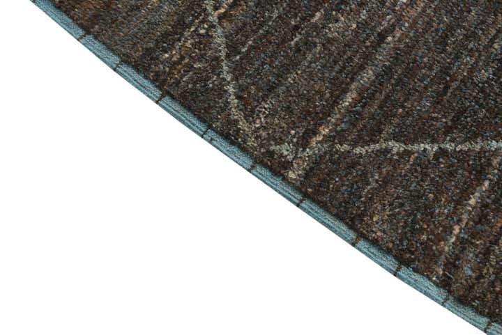 8' x 10' 7 Hand Knotted Moroccan Wool Rug