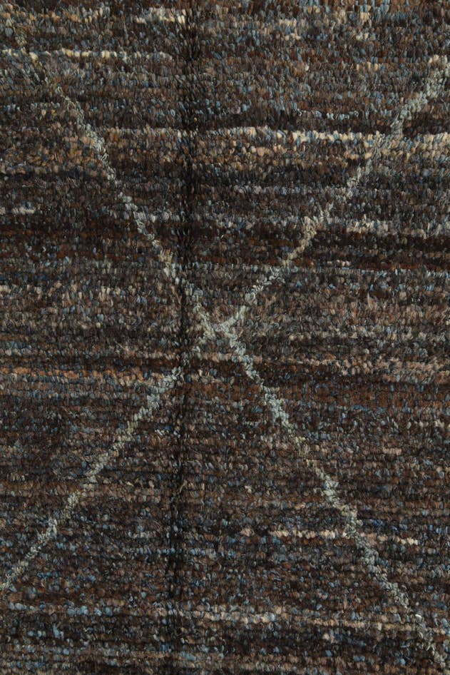 Detail image of 8' x 10' 7 Hand Knotted Moroccan Wool Rug