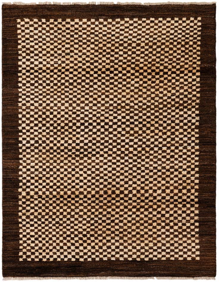 Detail image of 3' 10 x 5' 9 Hand Knotted Darya Wool Rug