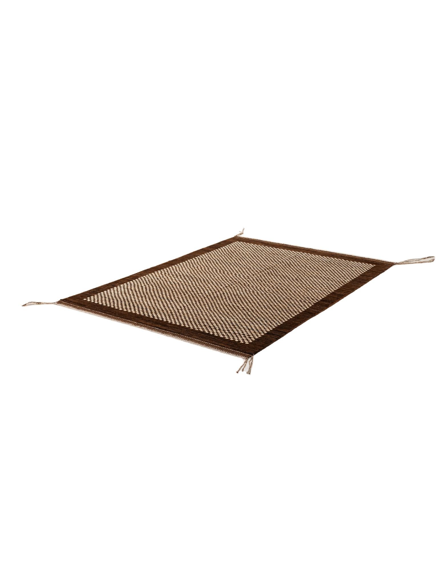 4' 10 x 6' 8 Hand Knotted Moroccan Wool Rug