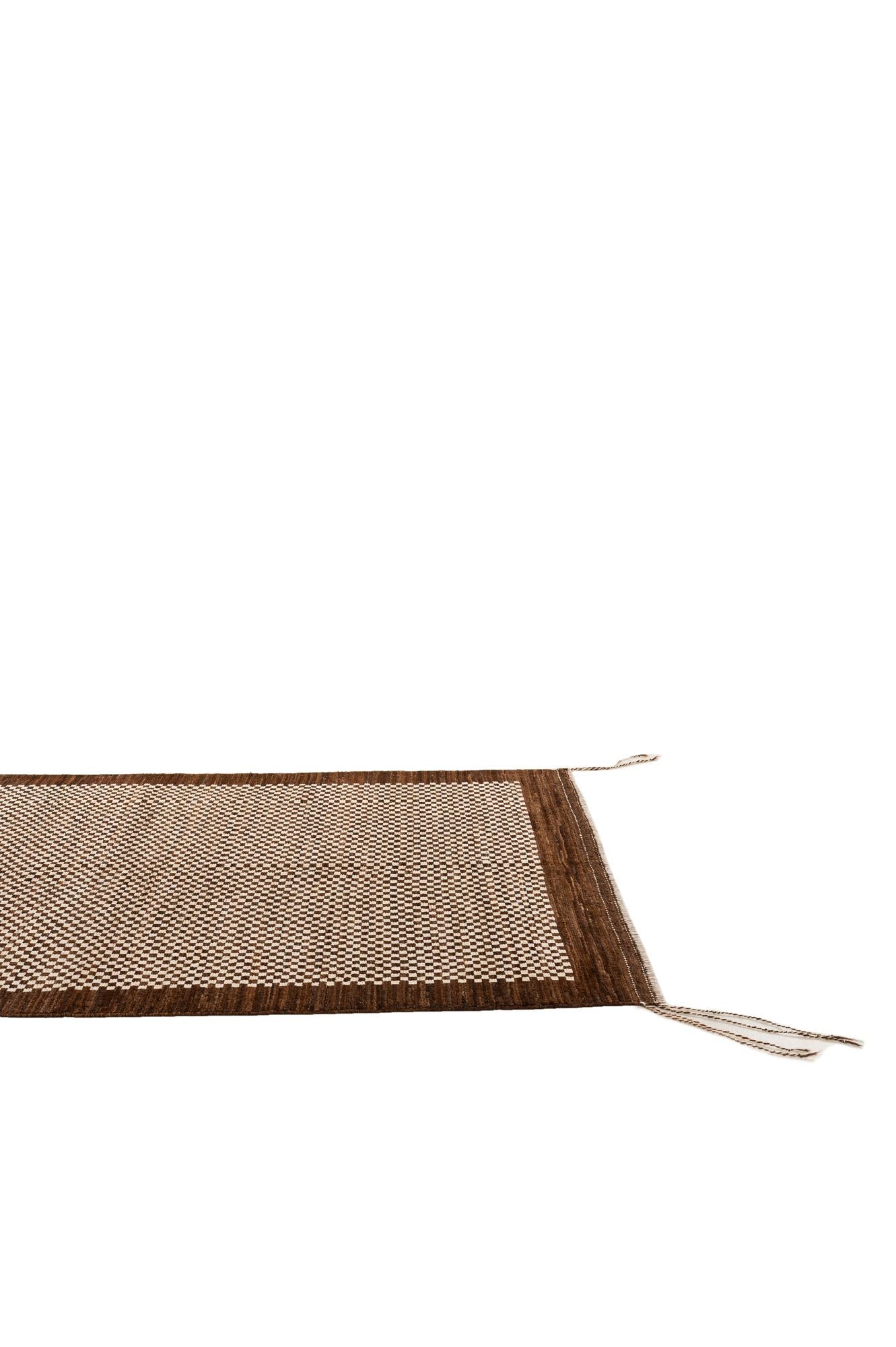 4' 10 x 6' 8 Hand Knotted Moroccan Wool Rug