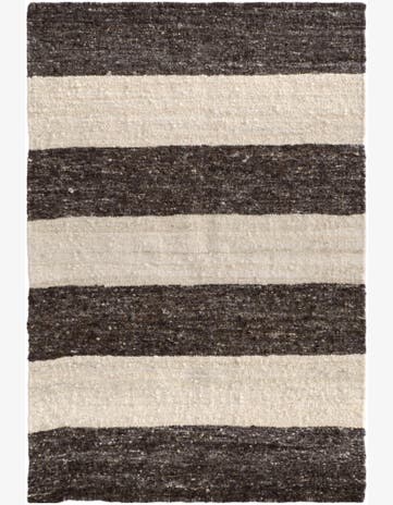4' x 5' 10 Hand Knotted Moroccan Wool Rug