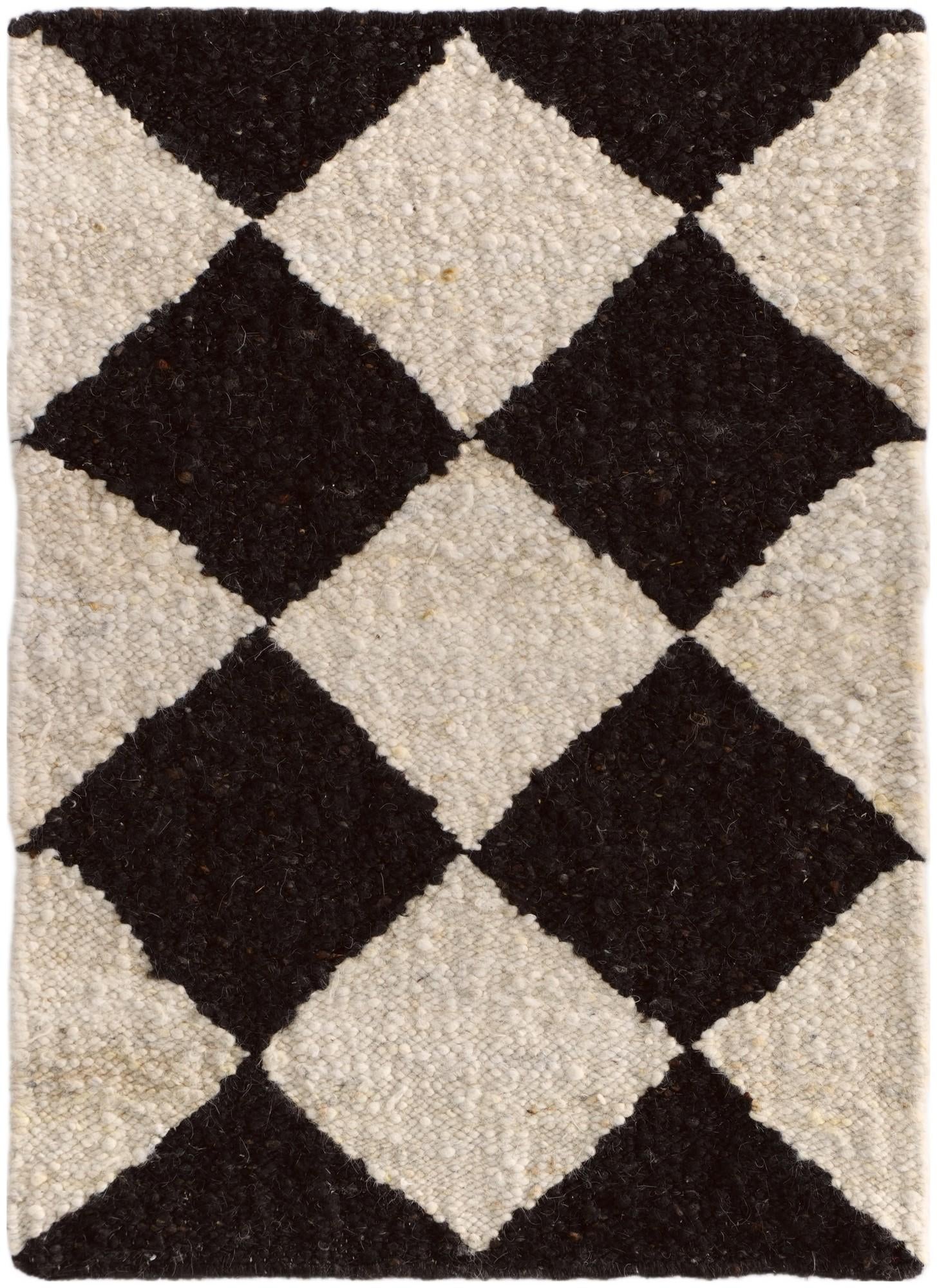 2' 2 x 3' Hand Knotted Moroccan Wool Rug