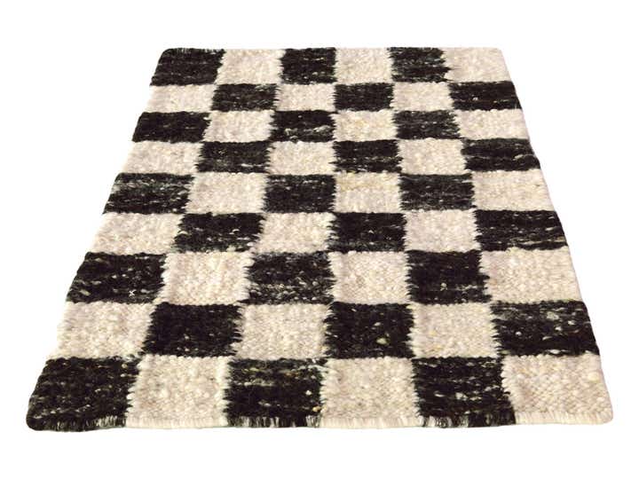2' 1 x 3' Hand Knotted Moroccan Wool Rug