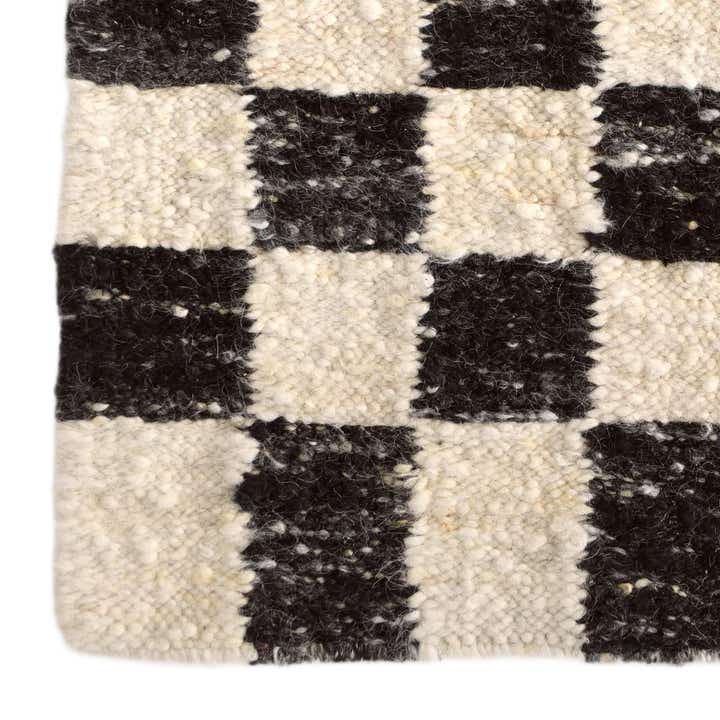 2' 1 x 3' Hand Knotted Moroccan Wool Rug