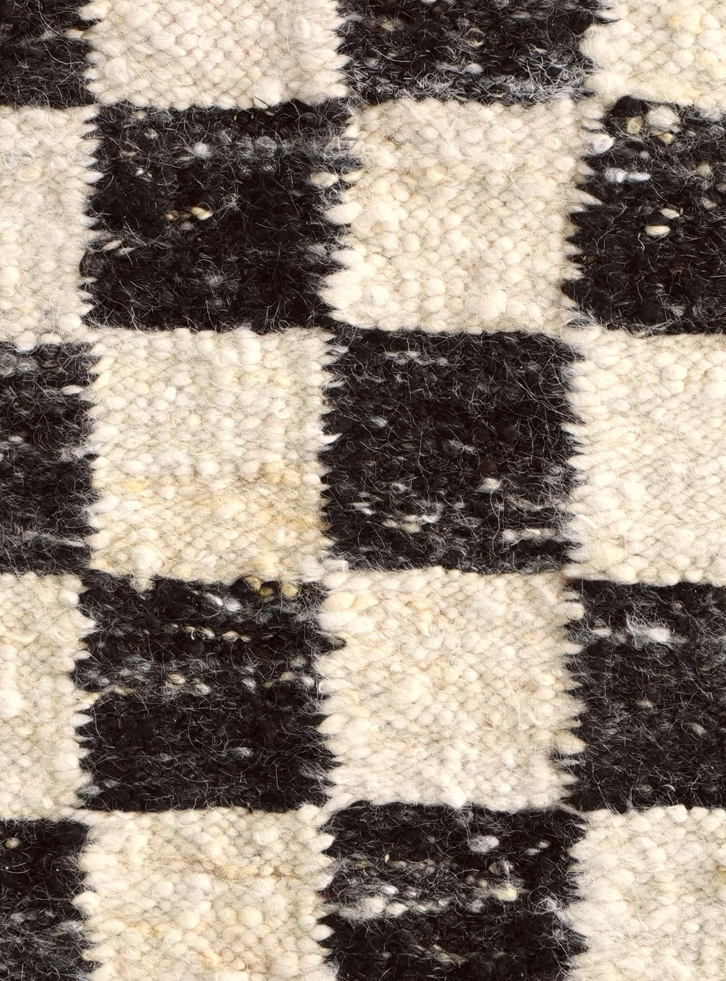 2' 1 x 3' Hand Knotted Moroccan Wool Rug