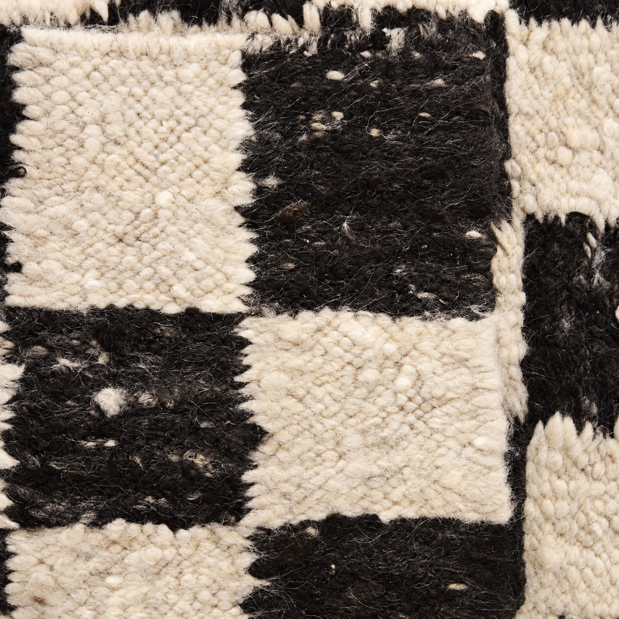 Detail image 12 of 12: 2' 1 x 3' Hand Knotted Moroccan Wool Rug