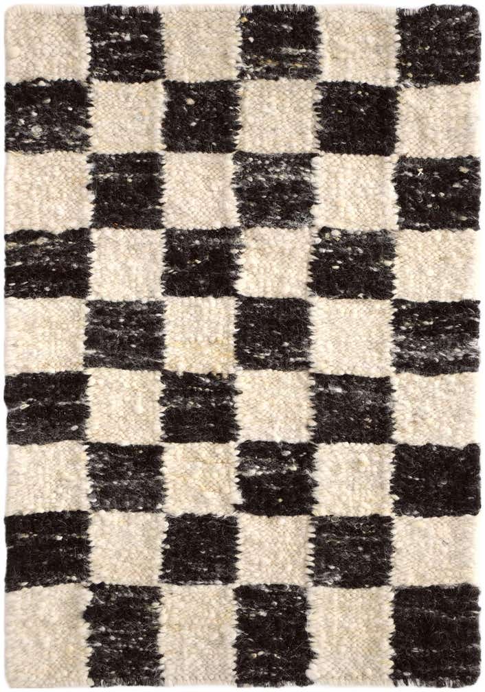 2' 1 x 3' Hand Knotted Moroccan Wool Rug
