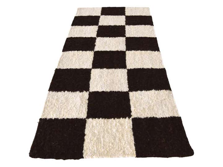 3' x 8' Hand Knotted Moroccan Wool Runner Rug