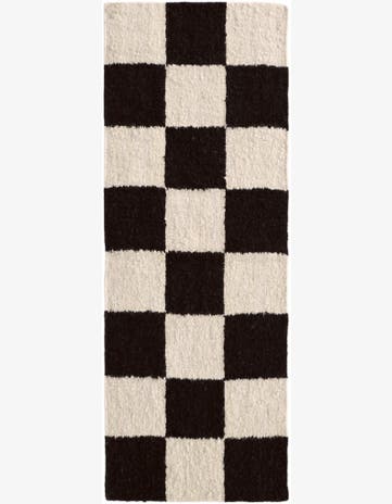 3' x 8' Hand Knotted Moroccan Wool Runner Rug