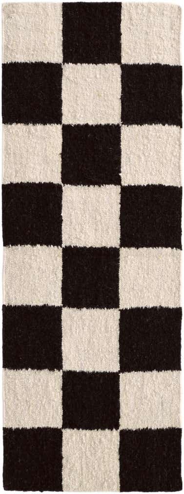 3' x 8' Hand Knotted Moroccan Wool Runner Rug