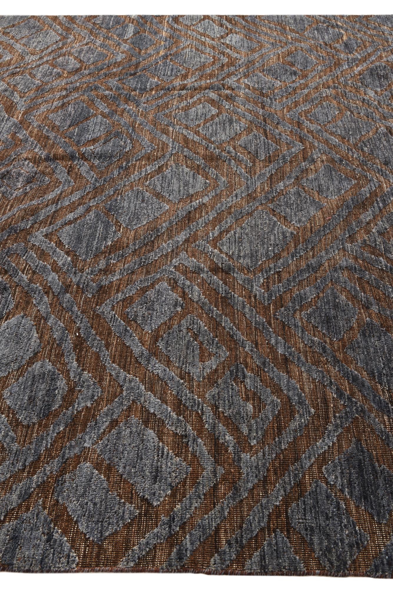 8' 2 x 12' 3 Hand Knotted Darya Wool Rug