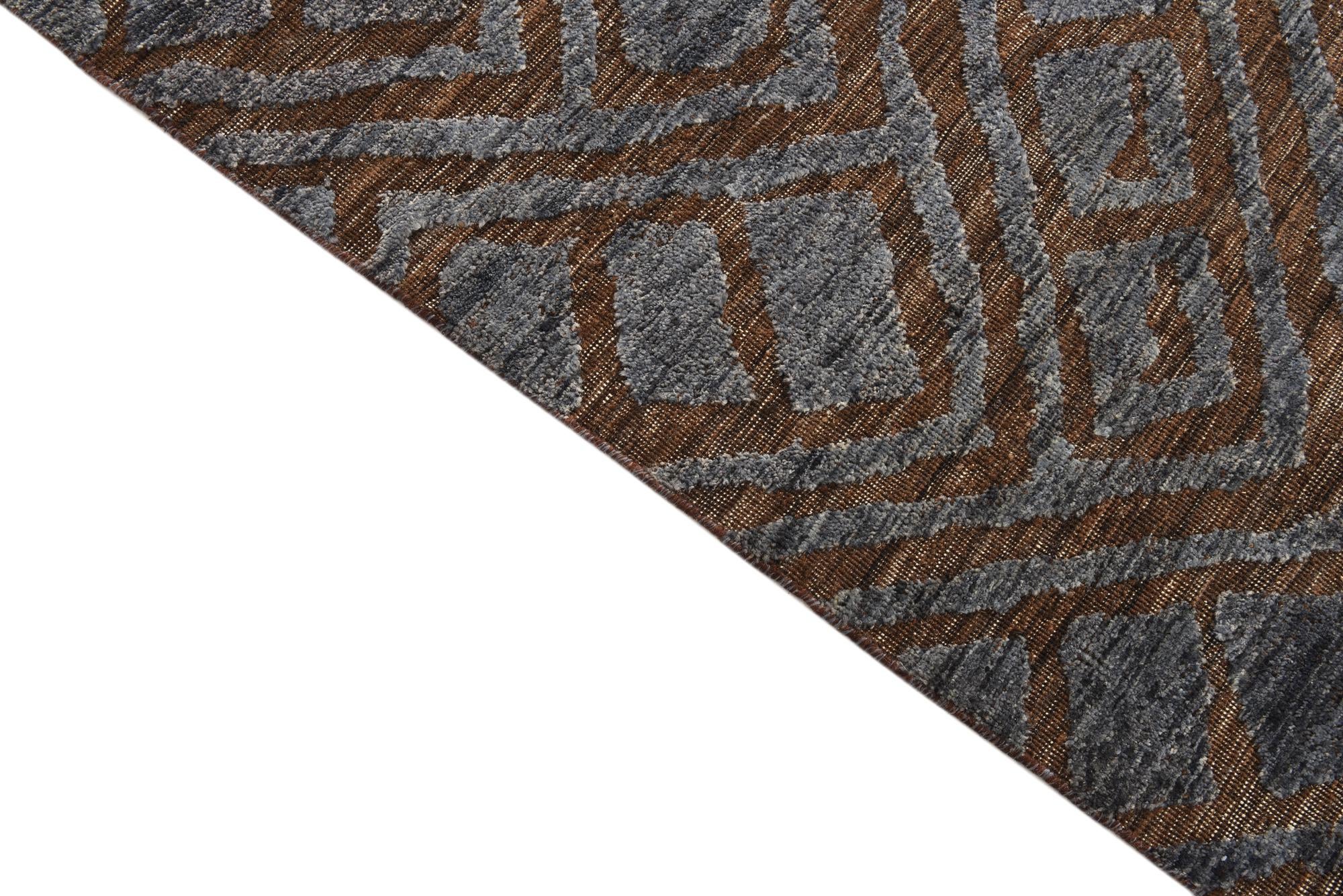 8' 2 x 12' 3 Hand Knotted Darya Wool Rug
