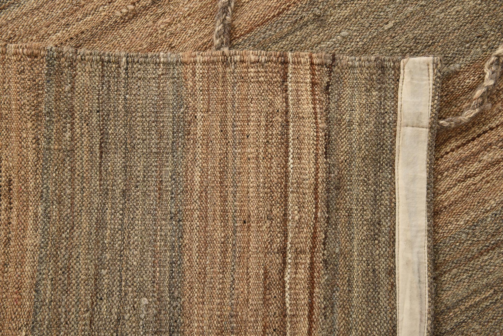 11' 5 x 13' Hand Knotted Moroccan Wool Rug