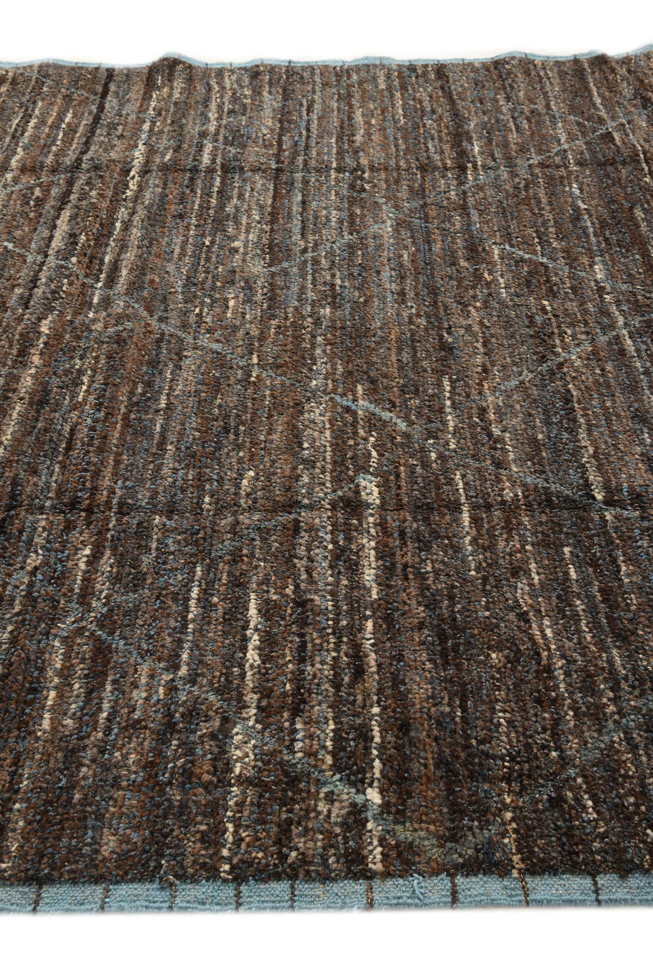 7' 9 x 10' 7 Hand Knotted Moroccan Wool Rug