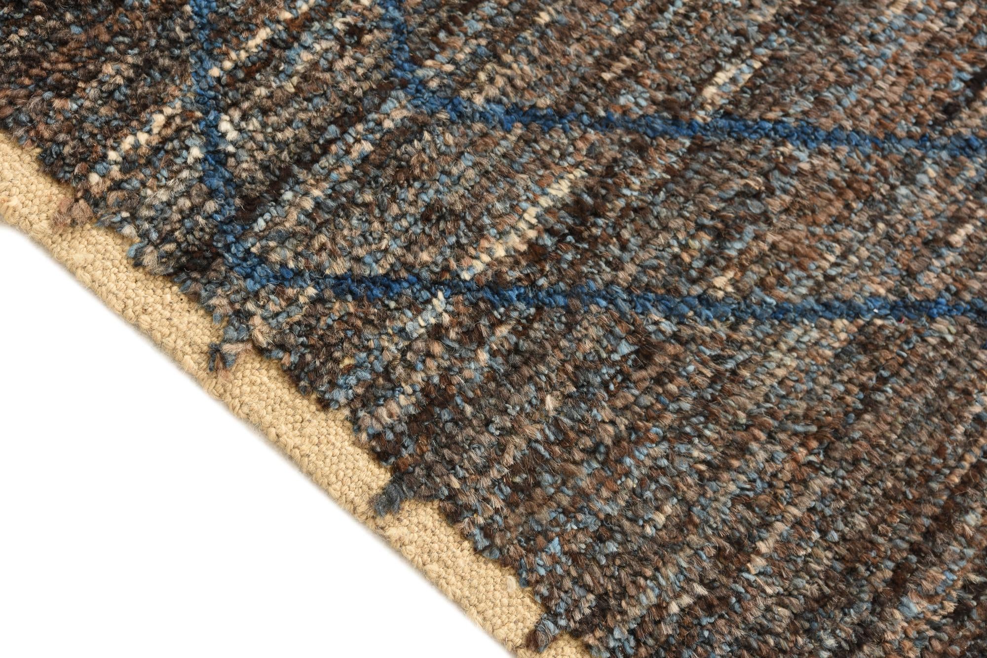 5' 3 x 8' 8 Hand Knotted Moroccan Wool Rug