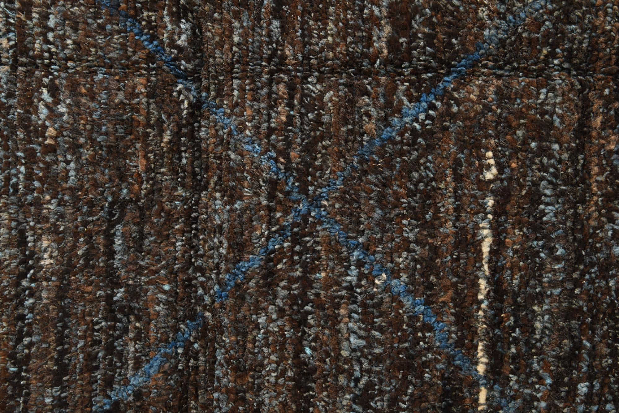 6' 3 x 9' 6 Hand Knotted Moroccan Wool Rug