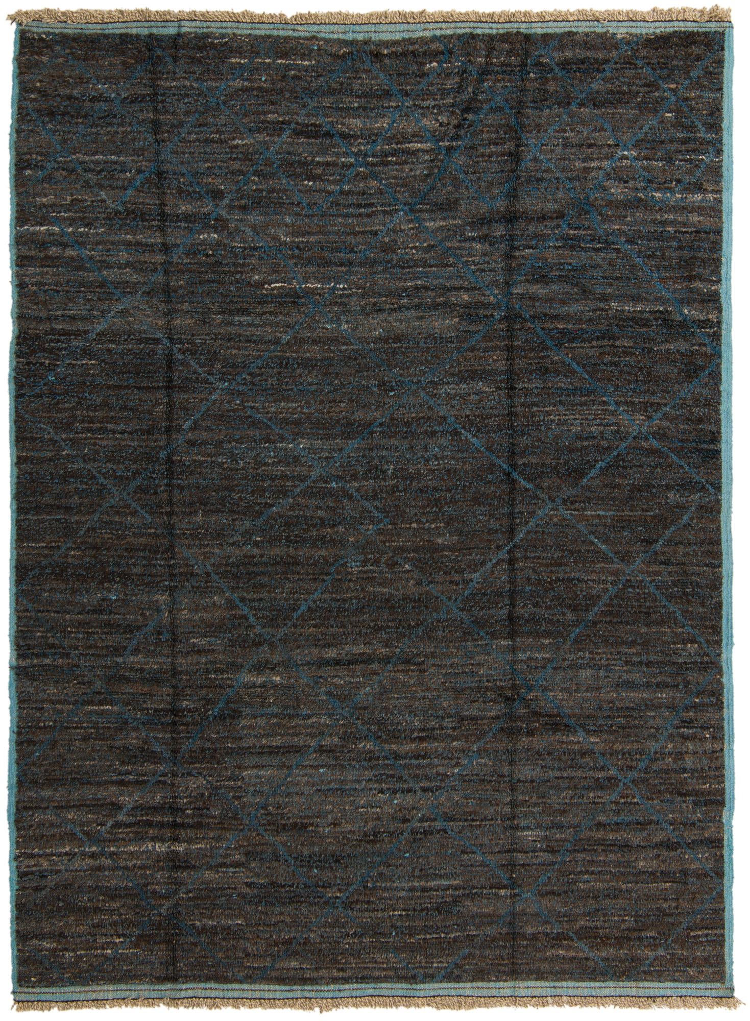 7' 10 x 10' 8 Hand Knotted Moroccan Wool Rug