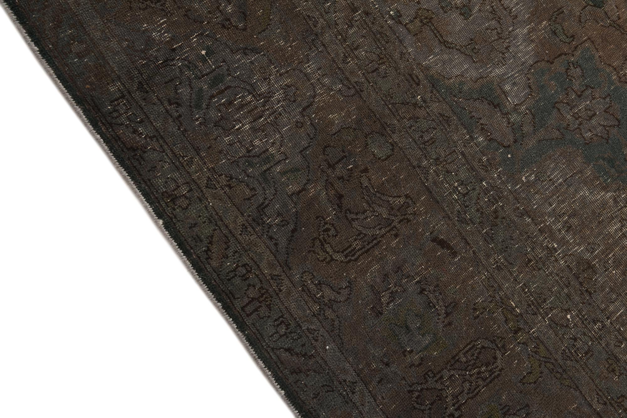 9' 5 x 12' 5 Hand Knotted Ultra Vintage Persian Wool Rug