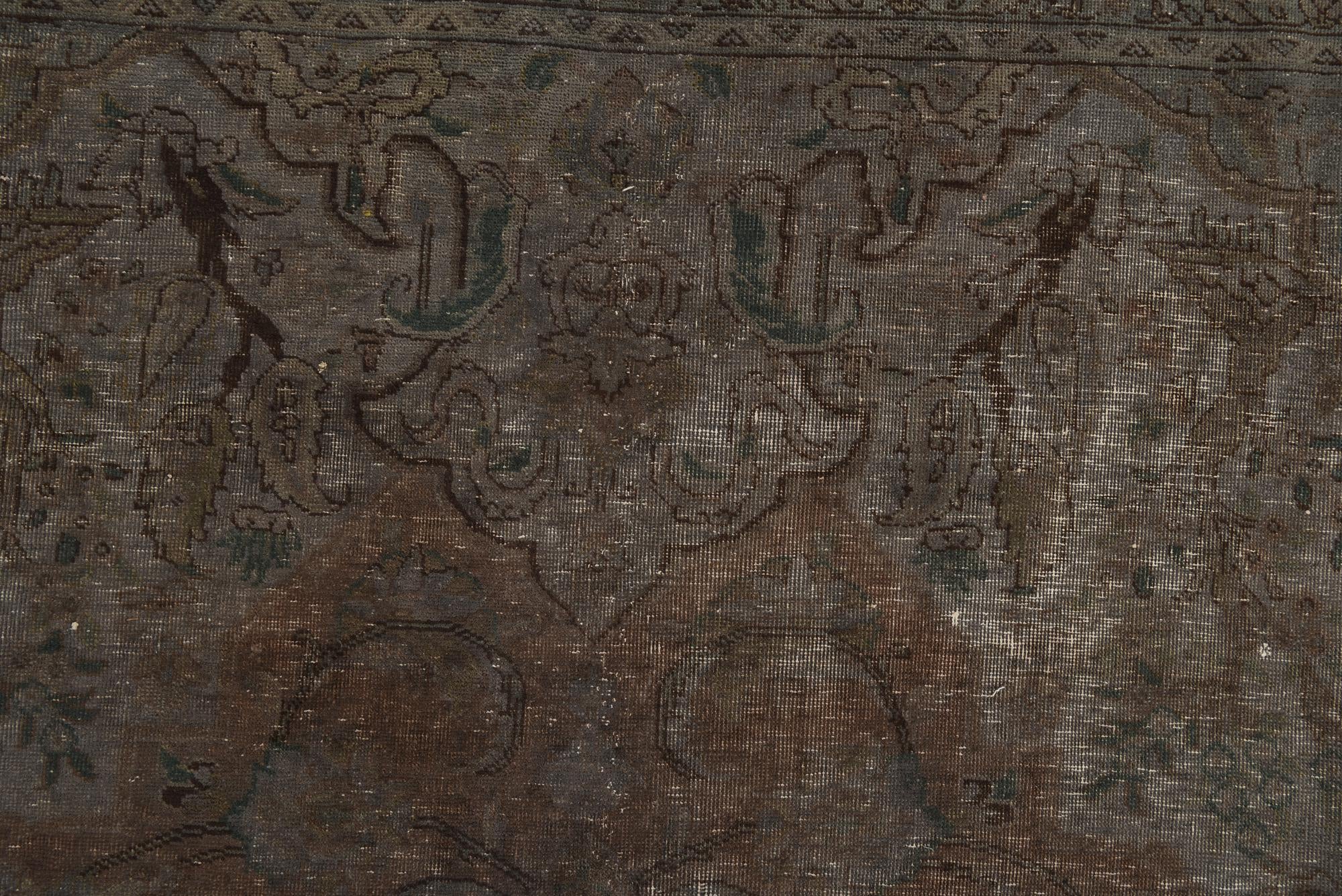 9' 5 x 12' 5 Hand Knotted Ultra Vintage Persian Wool Rug