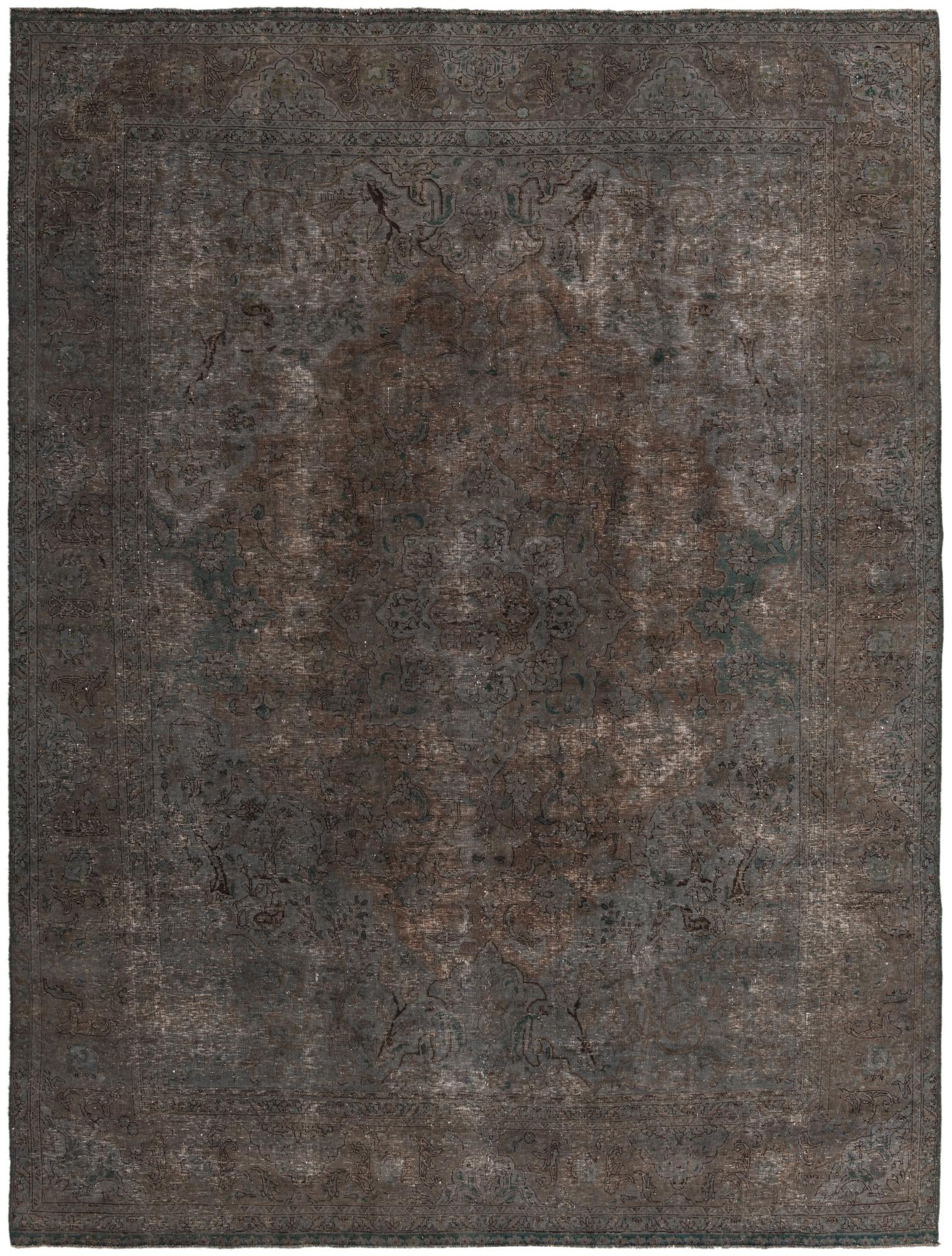 9' 5 x 12' 5 Hand Knotted Ultra Vintage Persian Wool Rug