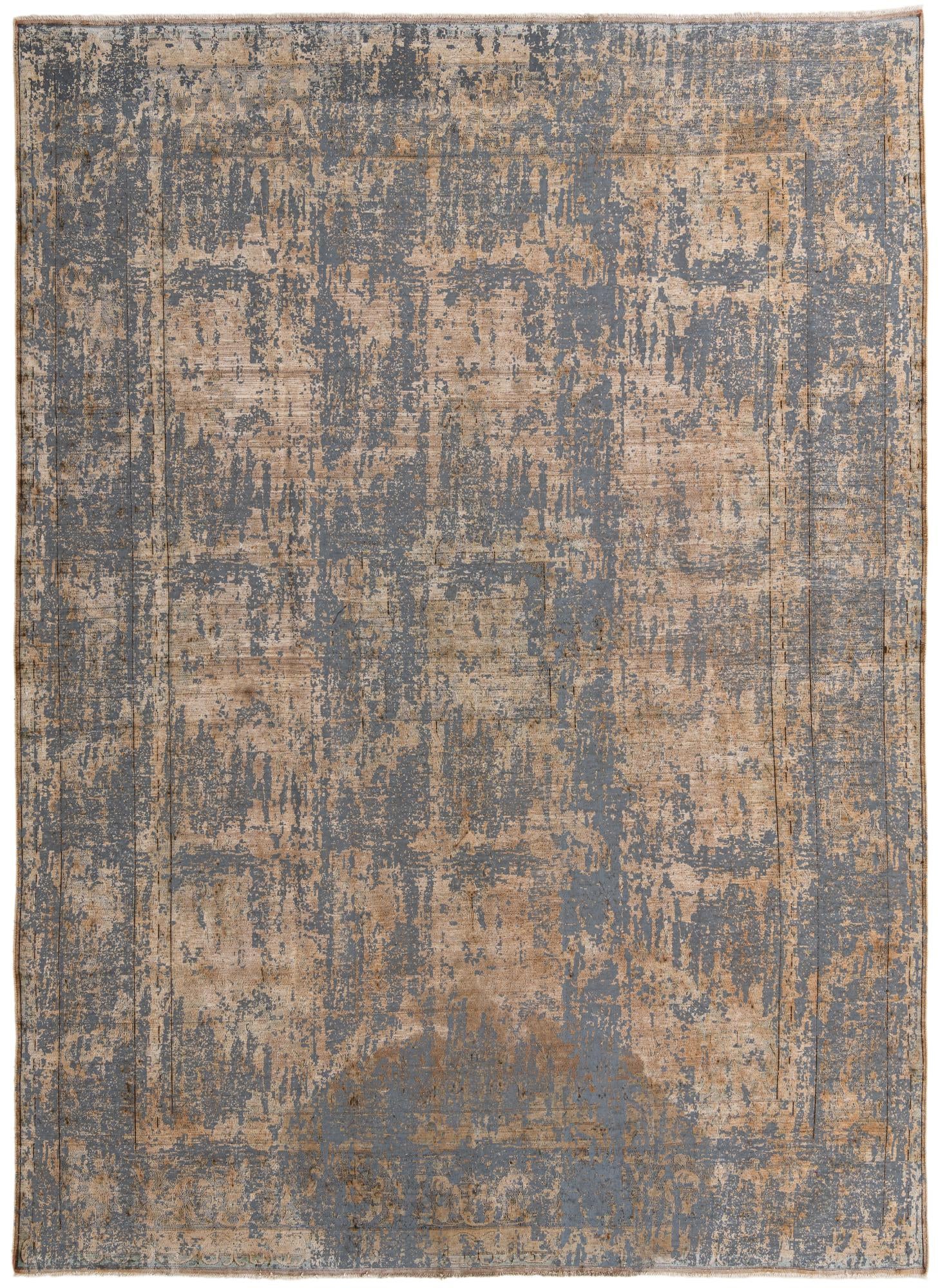 9' 4 x 13' Hand Knotted Ultra Vintage Persian Wool Rug